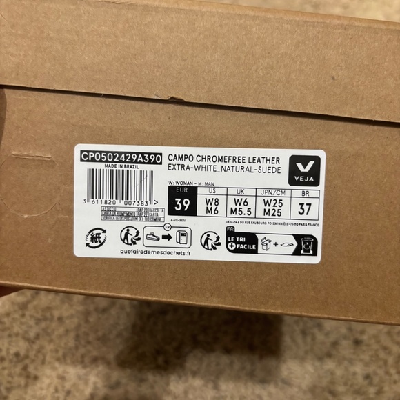 Veja Extra White Neutral Suede size 39 - Picture 5 of 5